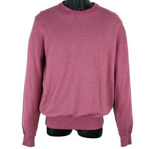 Codice 100% Cotton Pink Crew Neck Pullover Sweater EU Size 52 / US Size XL